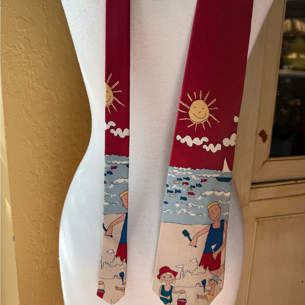 Save the Children Red Beach Tie